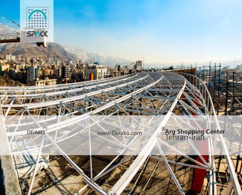 دمونتاژ سازه فضایی ارگ تجریش