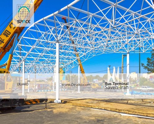 سازه فضاکار خاص ترمینال ساوه